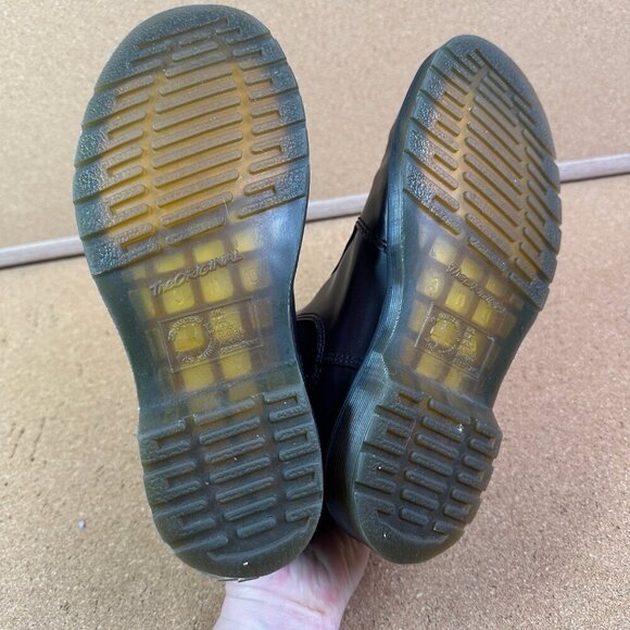 Dr Martens 2976 Dark Maroon Purple Chelsea Boots in Smooth Leather Size Womens 6 - Picture 7 of 7